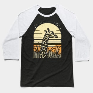 Giraffe Baseball T-Shirt